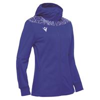 Aurora Full Zip Top Dame ROY/WHT L Sporty fleecejakke