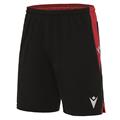 Tempel Match Day Short BLK/RED XXS Teknisk kampshorts - Unisex