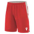 Tempel Match Day Short RED/WHT S Teknisk kampshorts - Unisex