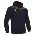 Ishtar Hoody 1/4 Zip Top NAVY/GUL XXS Treningsgenser med hette - Unisex