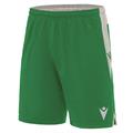 Tempel Match Day Short GRN/WHT XS Teknisk kampshorts - Unisex