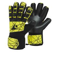 Cayman GK Gloves JR BLK/YEL 4 Keeperhansker- Negativ cut - Wet-Dry