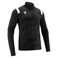 Purus 1/4 Zip Top BLK/WHT XS Teknisk treningsgenser - Unisex