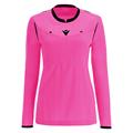 Stephanie Refeere LS shirt PINK M Dommerdrakt til dame