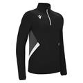 Piave 1/4 Zip Top BLK/WHT 3XS Teknisk treningsgenser - Unisex