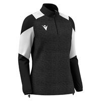 Chantico 1/4 Zip Top Wmn BLK/WHT 3XL Teknisk treningsgenser til dame