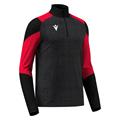 Izel Training 1/4 Zip Top BLK/RED XXS Teknisk treningsgenser - Unisex