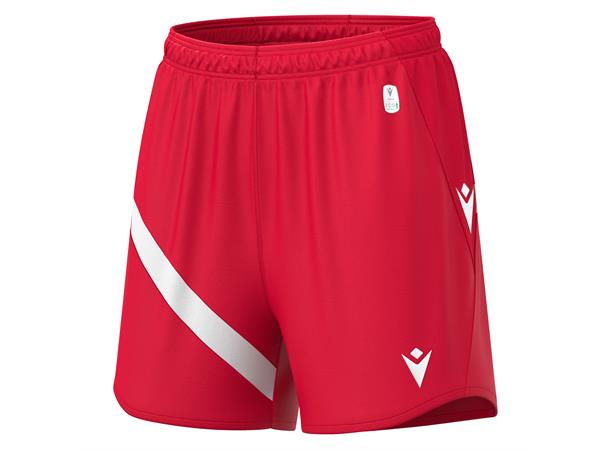 BANSHEE ECO shorts W RED/WHT M Teknisk kamp og treningsshorts - Dame 