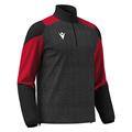 Cuzco Training 1/4 Zip Top BLK/RED L Teknisk treningsgenser - Unisex