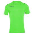 Rigel shirt shortsleeve NEON GRN XL Teknisk trenings t-skjorte - Unisex