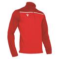 Rhine Training 1/4 Zip Top RED/WHT XXS Treningsgenser med 1/4 zip