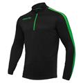 Talent Training 1/4 Zip Top BLK/GRN M Teknisk treningsgenser  - Unisex